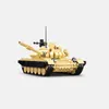 Blokken Sovjet Militaire Gevechtstank T72 Panzer T34 M1A2 Modelbouwpakket WW2 Legervoertuig Soldaat Figuren Speelgoed Geschenken 231007