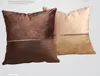 Poduszka nordycka luksusowa sofa okładki pu faux skórzana poduszka składowa dekoracja do rzutu