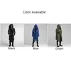 Men's Trench Coats Fashion Long Open Stitch Overcoats Hooded Casual Ruffles Solid Color Cloak Cape Coat Outwear Clothing