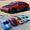 Electric RC Car 2 4G Drift Rc 4WD RC Toy Remote Control GTR Model AE86 Vehicle Racing for Children Christmas Gifts 231030