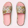 Platform Sandy Beach Sandals Printed Floral Fashion Summer Slippers