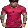 Mens Tie Dye magliette 2021 Youth Fashion Street T-shirt da uomo estiva Casual a maniche corte Ragazzo girocollo Fitness Tees254S