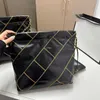 2 Taille Designer Sac Chan Femmes Casual Luxurys Sacs à main en cuir Chaîne Sacs à bandoulière Grande capacité Bandoulière Sacs à provisions Portefeuille 231015