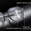 Lunettes de soleil bifocales progressives lunettes de lecture anti lumière bleue presbytie lunettes près de loin lunettes hypermétropie dioptrie à 4.0