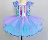 Scene Wear Kids Ballroom Clothing Sequined Modern Dance Tutu Dress Girls Jazz Dresses For Prom Ballet Princess