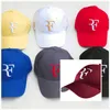 Whole-female and male 2020 newest men women Roger Federer RF Hybrid Baseball caps tennis racket hat253s