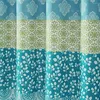 Shower Curtains Luxuriously Decorated Bohemian Striped Curtain With Bold Colorful Designs