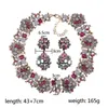 Chokers Indian Statement Choker Necklace Women Luxury Crystal Rhinestone Stor krage Big Bib Necklace Boho Wedding Jewelry 231007