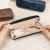 Fashion Accessories Unisex Leather Glasses Case Hard Frame Waterproof Eyeglass Portable Sunglasses Eyewear Protector Box Spectacle Cases