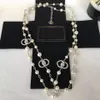 Necklace short pearl chain orbital necklaces clavicle chains pearlwith women's jewelry gift2050