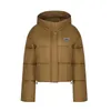 Prado Down Womens P Parkas Top-качественные женские дизайнерские пальто дизайнерские пальто модные роскошные женские дюймовые куртки модные зимние пальто Женщины Parkas Head Padded Star Star1922