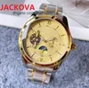 Mens Automatic Mechanical Moon Watches Classic Style 43mm Full inossidabile cinturino in acciaio inossidabile orologio da polso di alta qualità Sapphire Super Crime Premium Factory Orologio 0UHL