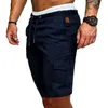 Pantaloncini da uomo Allenamento da uomo Casual Elastico Tinta unita Palestra Spiaggia Corsa Pantaloni sportivi estivi Pantaloni Cargo