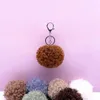 Keychains 10st/Lot Fashion Jewelry Women Plush Balls Imitation Wool Roll For Girls Bag Pendant Car Decorations