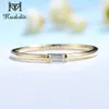 Solitaire Ring Kuololit 585 14K 10K Yellow Gold for Women Emerald Cut Engagement Luxury Jewelry Christmas Gift 231007