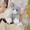 Plush Dolls 5 Colors Kawaii Cat Toy Soft Stuffed Cute Animal Doll For Girls Boys Kids Christmas Birthday Gift 231007