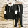 Herrspårar (Hoodie Pants) 2023 Spring och Autumn Fashion Trend Two-Piece Casual Released Bosatt Sports Sports Sport 3xl 3XL