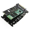 Адаптеры для ноутбуков Зарядные устройства Адаптер M 2 SSD — U 2 2 в 1 NVMe SATA Bus NGFF PCI e SFF 8639 Конвертер PCIe M2 для настольных компьютеров 231007