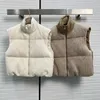 Women's Jacket European Fashion Brand Knitted Shell Short Down Vest