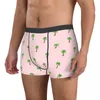 Sous-vêtements homme palmiers tropicaux sous-vêtements sexy boxer shorts culotte mâle respirant s-xxl