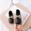 Bottes 2023 enfants filles courtes bout rond crochet boucle noeud simple style français élégant princesse chaussette enfants chaussures chic