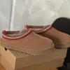 Kadın tazz terlikler Tasman kürk slaytlar klasik ultra mini platform botu hardal tohumu slip-on les petites süet yün karışımı konfor kış tasarımcı patik 803306