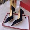 Sapatos de vestido primavera e outono de alta qualidade clássico saltos femininos luxo sexy laca couro bombas escritório confortável moda 41