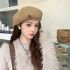 Visors Fashion Women Caps Warm Elegant Versatile Beret Trendy Brando Cap Autumn Winter