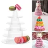 Ferramentas de cozimento 4/6/10 camadas macarons torre de exibição bolo de casamento ferramenta de decoração de plástico macaron suporte fondant donuts holde