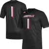 Camisa de futebol da NCAA College Louisville Jack Plummer Jawhar Isaac Guerendo Jamari Thrash Ahmari Huggins-Bruce Chris Bell Kevin Coleman Cam'Ron Kelly Gillotte Quinn