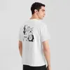 Męski projektant T -koszulka druk Top Fashion Tees Women Dams Krótki rękaw okrągły szyja ubrania plus size Tee xxl 3xl 4xl czarny biały rozmiar azjatycki