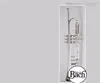 Blasmusik B-trompeta plana, instrumento Musical profesional Chapado en plata de dos colores, con funda, accesorios de boquilla 000