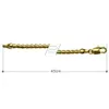 Zarif mücevher 18k sarı altın dolu kolye 45cm uzunluk N270214W