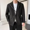 Men's Suits Brand Clothing Men Autumn Multi-zipper Design Biker Blazers Fashion Slim Fit High Quality Casual Suit Jacket M-3XL