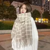 esigner scarf for women Cashmere Scarf Women Thick Warm Pashmina Shawls Wraps Solid Color Tassel Lady Blanket Echarpe Bufanda Hijab