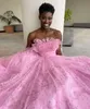 Pink Print Prom Dress 2K24 Huffle High Empire Weist Glitter Ballgown Lady Preteen Girl Girl Pageant Gown Winter Party Party Generation Red Capet Runway Hoco Black-Tie