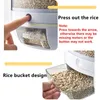 Butelki do przechowywania 6 kg obrotowe 360 ​​stopni dozownik ryżu uszczelniony suche ziarno wiadra odporna na wilgoć