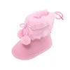 First Walkers Winter Schnee Baby Stiefel geboren Kleinkind warme Mädchen Jungen Schuhe weiche Sohle Fluff Balls Booties 231007