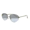 coole Sonnenbrille für Frauen Trendy Promi Blogger Star Timeless Classic Oval Randless Design Mode komfortable vielseitige UV400 CH4093 CH4322 9689
