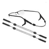 ファッションアクセサリー3PCS調整可能な眼鏡ストラップ - テールサングラスアイウェアストリングホルダーなし