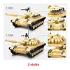 Blokken Sovjet Militaire Gevechtstank T72 Panzer T34 M1A2 Modelbouwpakket WW2 Legervoertuig Soldaat Figuren Speelgoed Geschenken 231007