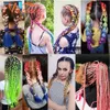 Bultos de cabello humano Trenzado preestirado para trenzas africanas Paquetes sintéticos coloridos Yaki Trenza jumbo recta al por mayor 231007