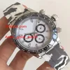 6 style montre de haute qualité 40MM 116508 116506 116500116509 18K or camouflage bracelet en caoutchouc bandes automatique montre pour homme montres206c