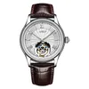 손목 시계 Aesop Original Flying Tourbillon Skeleton Watcher Men Top Mens Mechanical Sapphire Watches Man 방수 시계