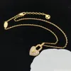 Latest Fashion Look Hot-selling Designers Bracelet Gold Plated Lock Necklace for Women and Girls Paperclip Link Chain Padlock Necklace for Christmas GiftsWomen