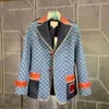 luxe designer blazer damesjas past kleding G letters lente klassieke vrijgegeven tops