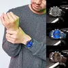 Zegarstwatches mężczyzn Kobiety Unsex Fashion prosta sztuczna skórzana opaska kwarc analogowy