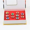 10 pezzi Anelli Naruto Akatsuki Uchiha Itachi Anello del membro Orochimaru Set in scatola Puntelli regalo 210310296m