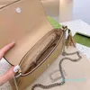 الخريف والشتاء الجديد Blondie Armpit Bag Long Long Counder Strap Messenger Round Roundlocking Double Mini Bebag