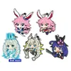 Keychains HOUKAI IMPACT 3 Original Japanese Anime Figure Rubber Silicone Sweet Smell Mobile Phone Charms key Chain strap D238291B